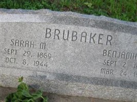 Sarah Margaret McPheron Brubaker Sarah Margaret McPheron Brubaker