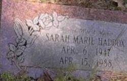 Sarah Marie Haddox