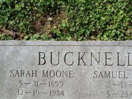 Sarah Moone Bucknell
