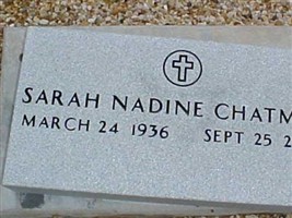 Sarah Nadine Chatman Sarah Nadine Chatman
