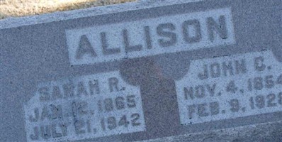 Sarah Rebecca Clevenger Allison
