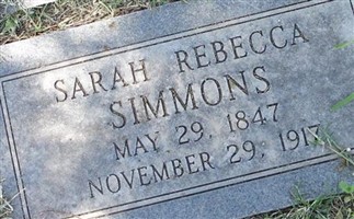 Sarah Rebecca Simmons Sarah Rebecca Simmons