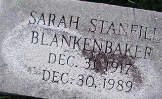 Sarah Stanfill Blankenbaker Sarah Stanfill Blankenbaker