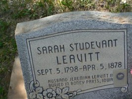 Sarah Sturdevant Leavitt
