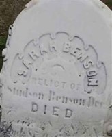 Sarah Sumner Benson Sarah Sumner Benson