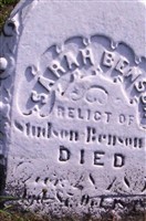 Sarah Sumner Benson Sarah Sumner Benson