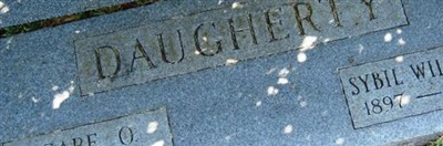 Sarah Sybil Williams Daugherty Sarah Sybil Williams Daugherty
