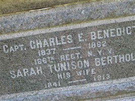 Sarah Tunison Bertholf Benedict Sarah Tunison Bertholf Benedict