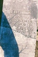 Sarah Vester Wilder Coleman Sarah Vester Wilder Coleman