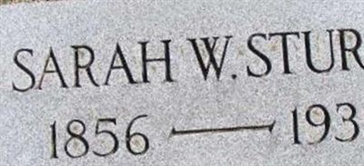 Sarah W Sturm Sarah W Sturm