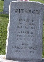 Sarah Welshonse Brant Withrow