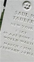 Saul M Tauber Saul M Tauber