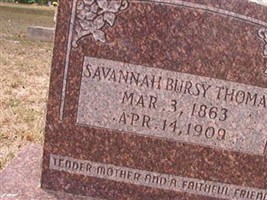 Savannah Bursy Thomas Savannah Bursy Thomas