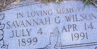 Savannah G Wilson