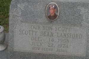 Scott Dean "Scotty" Lansford Scott Dean "Scotty" Lansford
