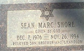 SEAN MARC SHORE SEAN MARC SHORE