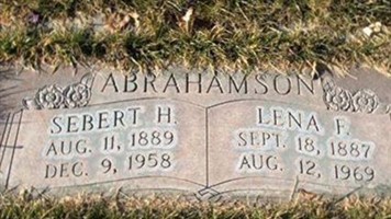 Sebert H Abrahamson Sebert H Abrahamson