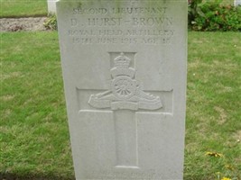 Second Lieutenant Dudley Hurst-Brown Second Lieutenant Dudley Hurst-Brown