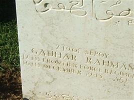 Sepoy Gauhar Rahman