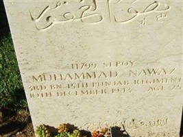 Sepoy Muhammad Nawaz Sepoy Muhammad Nawaz