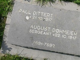 Sergeant August Dohmeier Sergeant August Dohmeier