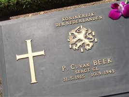 Sergt G I Pieter Cornelis Beek, Van Sergt G I Pieter Cornelis Beek, Van
