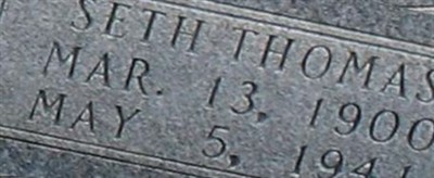 Seth Thomas Dickerson Seth Thomas Dickerson