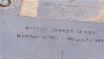 Sgt Arthur Joseph Dixon
