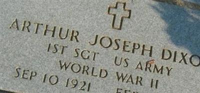 Sgt Arthur Joseph Dixon