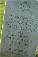 Sgt Bernard C Morrison Sgt Bernard C Morrison