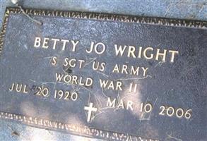 Sgt Betty Jo Wright