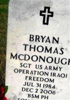 Sgt Bryan Thomas McDonough Sgt Bryan Thomas McDonough