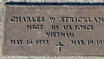 Sgt Charles W Strickland