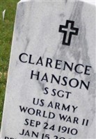 Sgt Clarence E Hanson