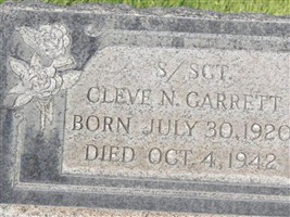 Sgt Cleve N. Garrett Sgt Cleve N. Garrett