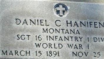 Sgt Daniel C. Hanifen