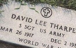 Sgt David Lee "Dick" Tharpe