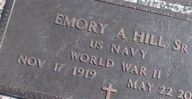 Sgt Emory Akers Hill, Sr