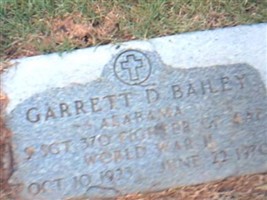 Sgt Garrett D Bailey Sgt Garrett D Bailey