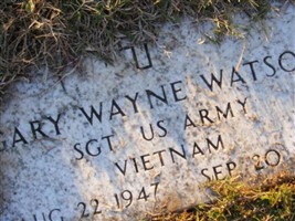 Sgt Gary Wayne Watson Sgt Gary Wayne Watson