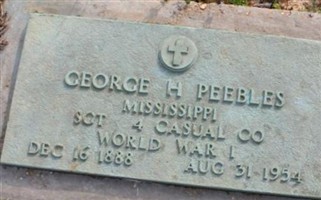 Sgt George H Peebles Sgt George H Peebles