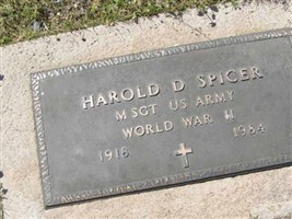 Sgt Harold D. Spicer Sgt Harold D. Spicer