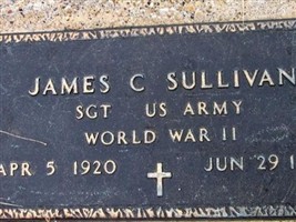 SGT James C Sullivan SGT James C Sullivan
