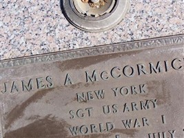 Sgt James A McCormick, Jr