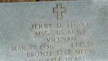 Sgt Jerry D. Tharp
