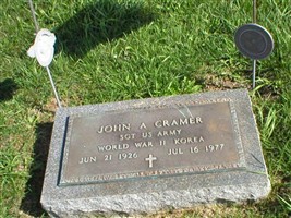 Sgt John A Cramer