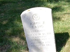 Sgt John A Lang Sgt John A Lang