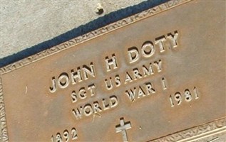Sgt John H. Doty