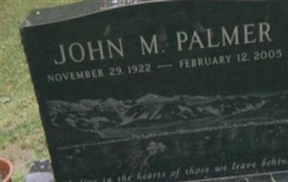 Sgt John M Palmer Sgt John M Palmer