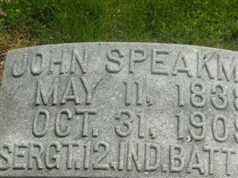Sgt John Speakman